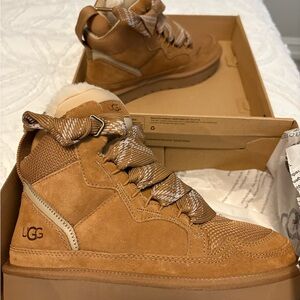 UGG Tan High-Top Sneakers